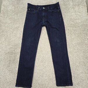 Levis 511 Jeans Men 33x32 (Fits 30x29.5) Blue Slim Straight Fit Mid Rise Stretch